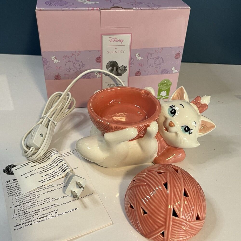 Scentsy-Disney's Aristocats- Disney Marie- New In Box-Element Wax Warmer
